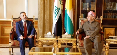 Barzani meets Iraqi Deputy PM to discuss Iraq's political situation and citizens' problems