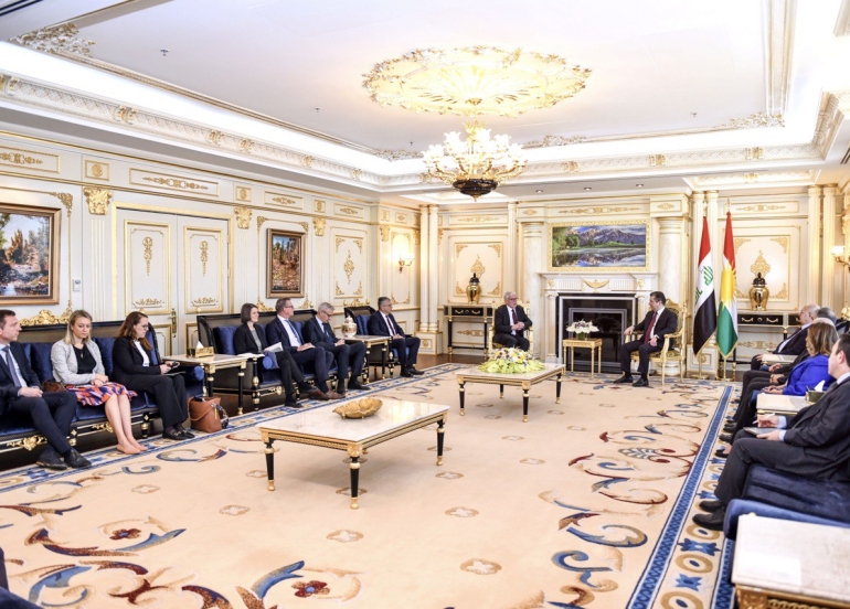 Kurdistan's Prime Minister discusses bilateral ties with high-level German delegation