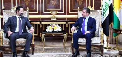 رئيس حكومة إقليم كوردستان مسرور بارزاني يستقبل قباد طالباني