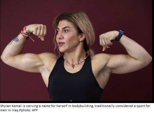 Iraqi Kurd challenges gender norms with bodybuilding passion