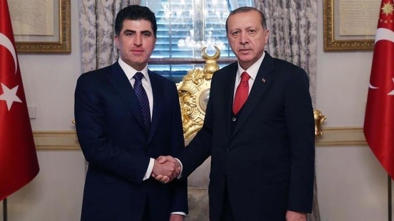 رئيس إقليم كوردستان يهنّئ أردوغان بإعادة انتخابه رئيساً لتركيا