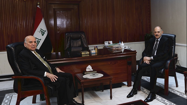 فؤاد حسين يجتمع مع رئيس المحكمة الاتحادية العليا