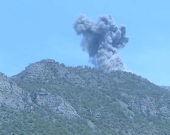 قصف تركي على جبل في منطقة برادوست بأربيل
