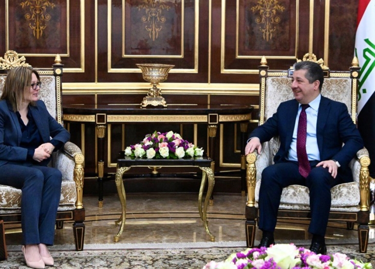 Kurdistan Prime Minister and Swedish Ambassador Discuss Bilateral Ties and Women's Rights