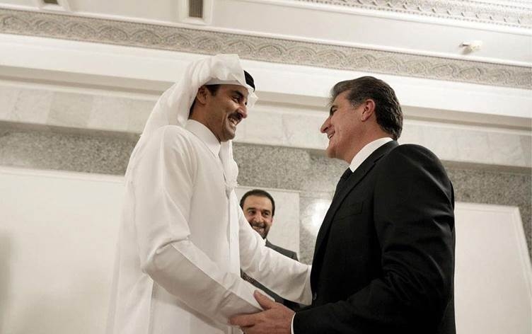نيجيرفان بارزاني يلتقي أمير قطر في بغداد