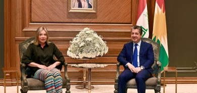 KRG Prime Minister Barzani meets with the head of UNAMI