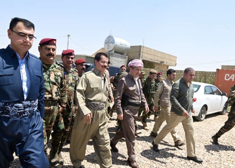 Kurdistan PM Visits Peshmerga Forces in Prde to Commemorate Eid Al-Adha