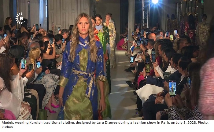 Kurdish Designer Lara Dizayee Unveils Haute Couture Designs at Paris Fashion Week