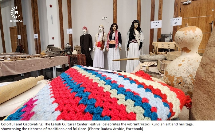 Lalish Cultural Center Festival Showcases Yazidi Kurdish Art and Heritage in Duhok