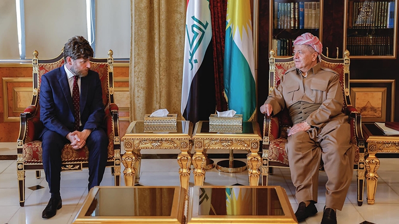 الرئيس بارزاني يستقبل القنصل الفرنسي العام في كوردستان
