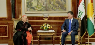 Kurdistan Region President Nechirvan Barzani Meets Chaldean Church Leader Cardinal Louis Sako