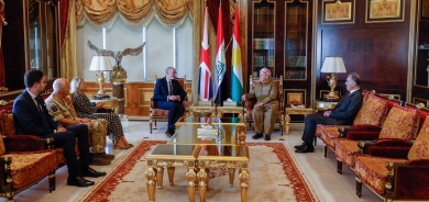 President Barzani Welcomes New British Ambassador to Iraq in Diplomatic Exchange