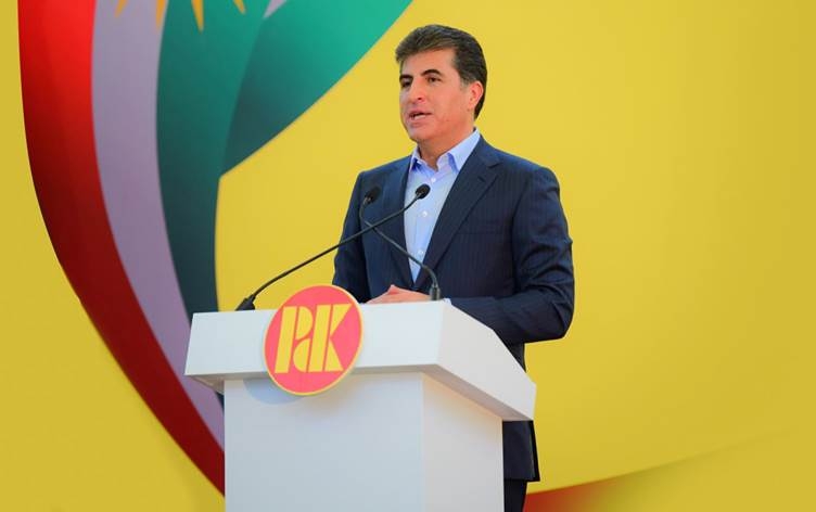 نيجيرفان بارزاني: الحزب الديمقراطي الكوردستاني يقود بأمل شعب كوردستان لمواجهة التحديات