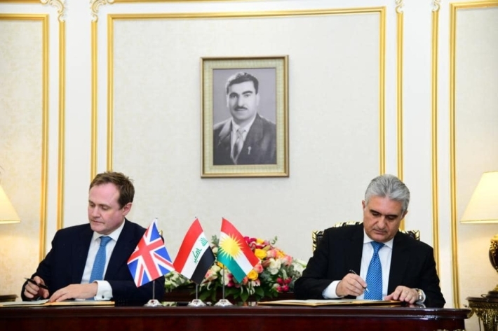 إقليم كوردستان وبريطانيا يوقعان تفاهماً مشتركاً حول مكافحة الجريمة المنظمة