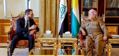 President Barzani Receives New US Consul General, Commended for Anti-Terrorism Efforts and Bilateral Ties