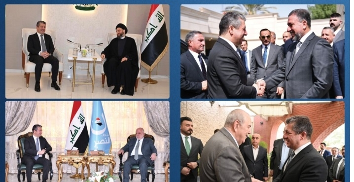 مسرور بارزاني يحث القوى السياسية العراقية على دعم حقوق مواطني كوردستان وعدم إقحامها بالخلافات السياسية
