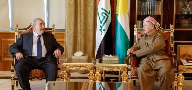 الرئيس بارزاني وإياد علاوي يؤكدان على حل المشاكل بين أربيل وبغداد وفقا للدستور والحوار المستمر