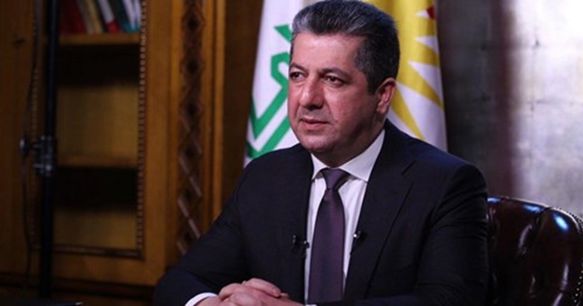 A statement from the KRG Prime Minister Masrour Barzani