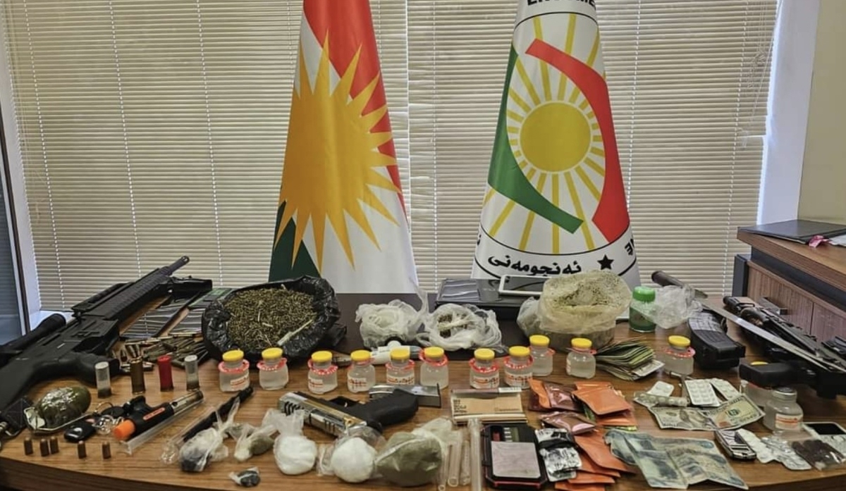 Kurdistan Region's Anti-Narcotics Department Arrests Three Drug Traffickers in Erbil