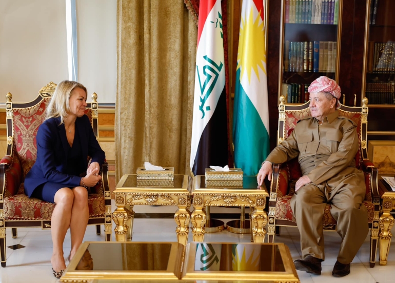 President Massoud Barzani Meets British Consul General in Erbil, Celebrates Bilateral Relations