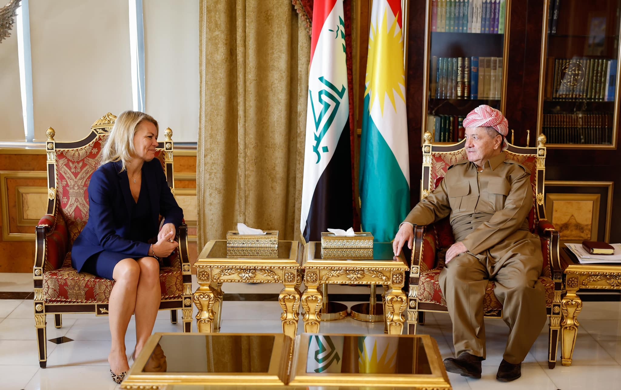 President Massoud Barzani Meets British Consul General in Erbil, Celebrates Bilateral Relations