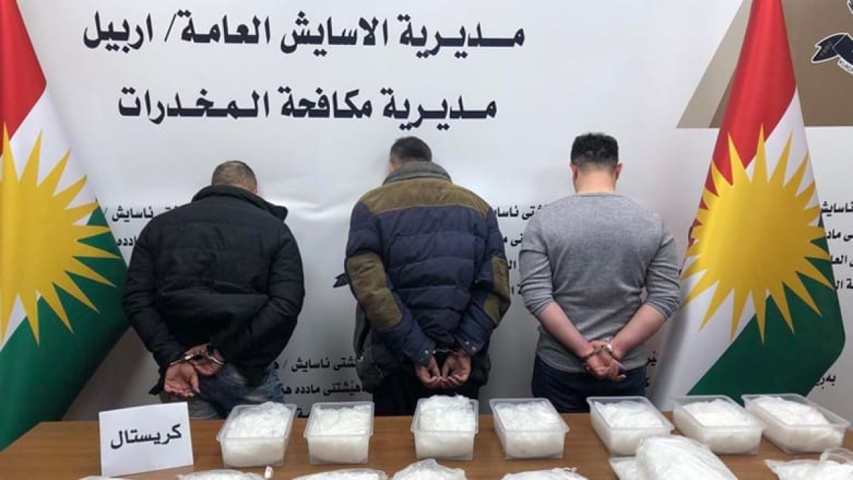 Kurdistan Region Intensifies Crackdown on Drug Trafficking; Arrests Made Across the Region
