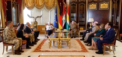 الرئيس بارزاني يستقبل سفيرة ألمانيا الجديدة لدى العراق