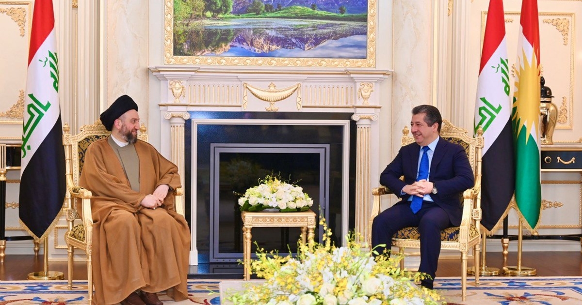 KRG Prime Minister Meets with Leader of al-Hikmah Movement