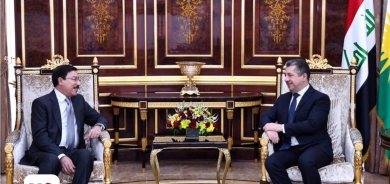 رئيس حكومة كوردستان يستقبل محافظ البنك المركزي العراقي
