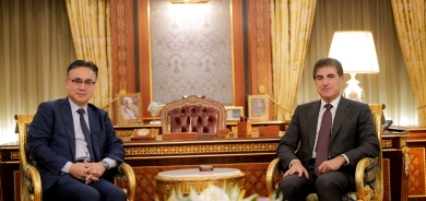 President Nechirvan Barzani meets with Japan’s Ambassador Futoshi Matsumoto