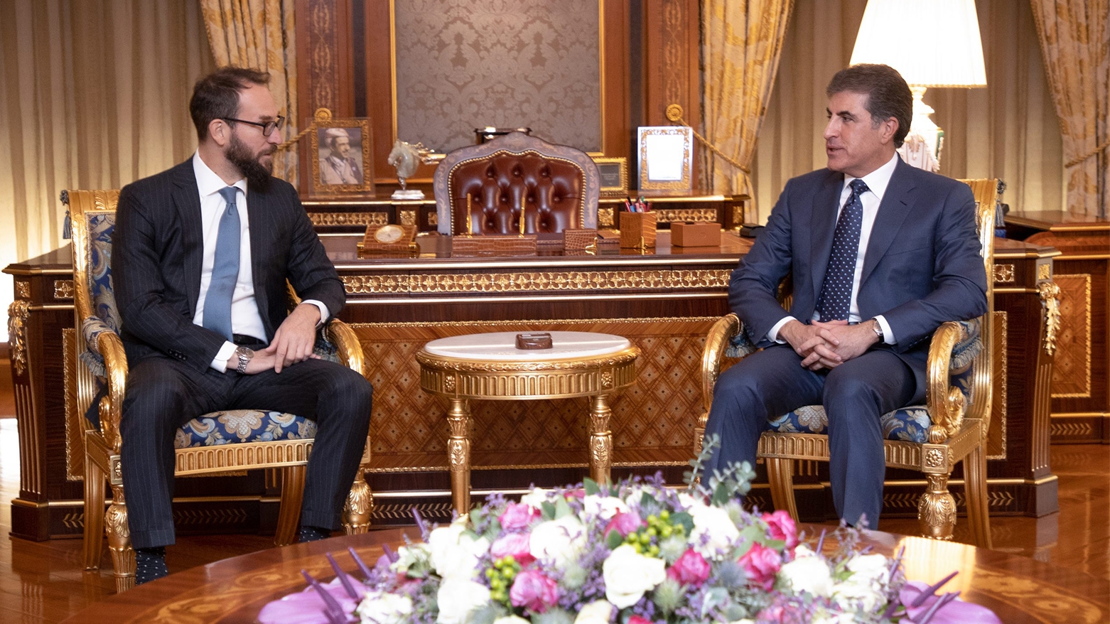 نيجيرفان بارزاني يلتقي القنصل الأميركي العام بإقليم كوردستان