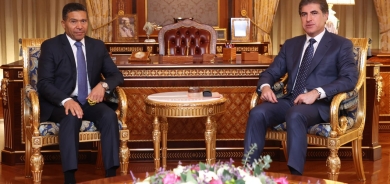 President Nechirvan Barzani meets with Sheikh Jamal Al-Dhari