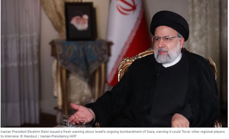 Iran's Raisi says Israeli actions 'may force everyone' to act
