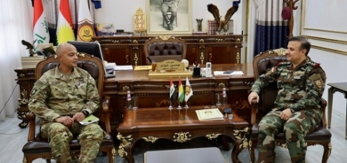 رئيس أركان البيشمركة يستقبل قائد قوات التحالف الدولي في إقليم كوردستان