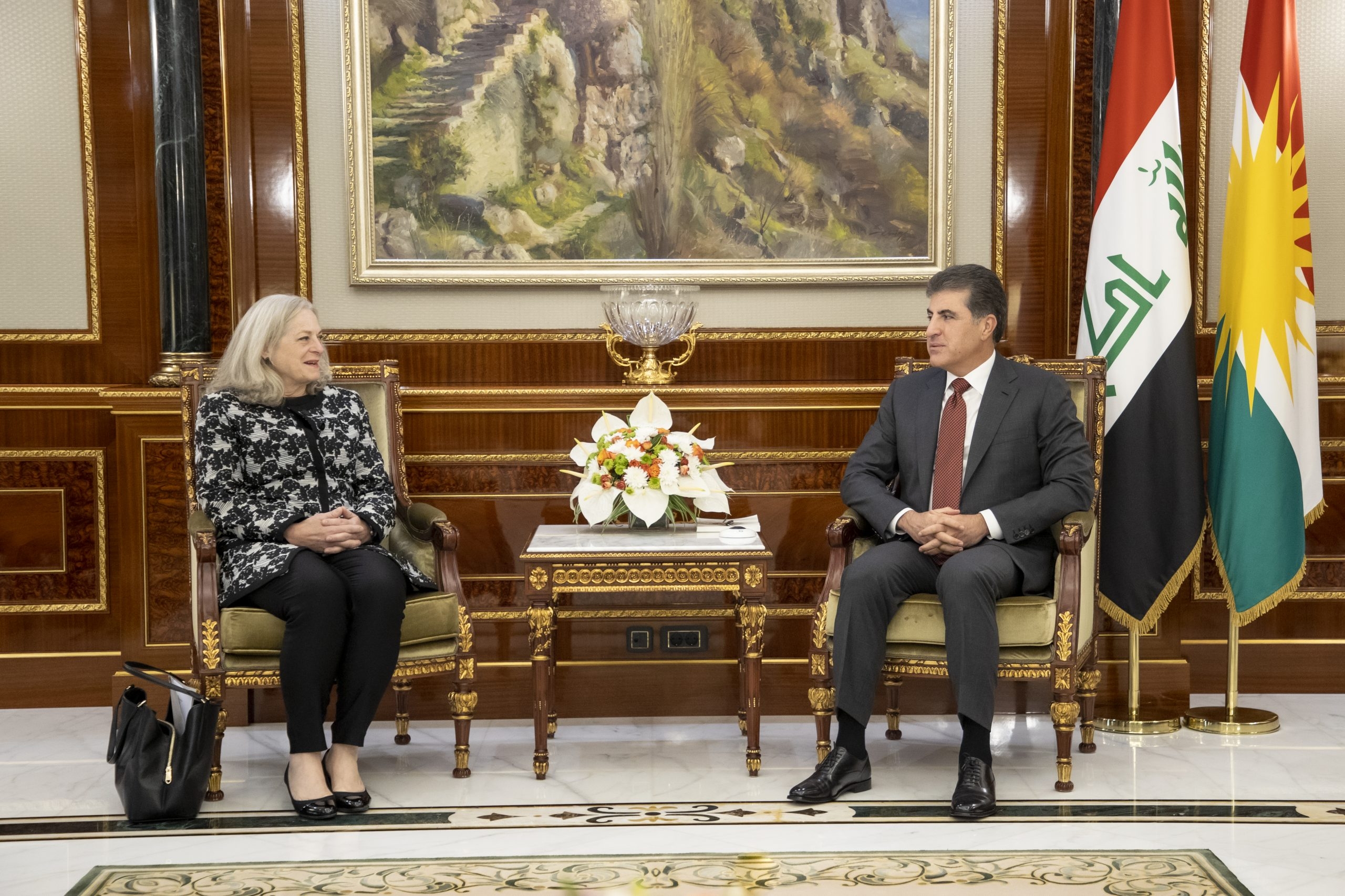 President Nechirvan Barzani and US Ambassador Alina Romanowski Discuss Strengthening US-Kurdistan Relations and Ensuring Security