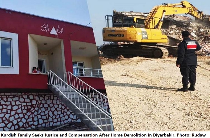 Kurdish Family Sues for Compensation After Turkish Security Forces Destroy Home in Diyarbakir