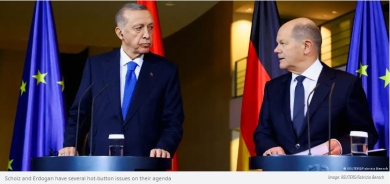 Turkish President Erdogan Meets German Chancellor Scholz Amidst Tensions Over Israel-Hamas Conflict