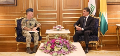 President Nechirvan Barzani meets with UK Chief of the Defense Staff’s Senior Middle East Advisor