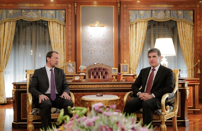 President Nechirvan Barzani Welcomes New French Consul General to Kurdistan Region
