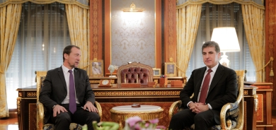 رئيس إقليم كوردستان يستقبل القنصل العام الفرنسي الجديد