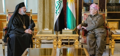 الرئيس بارزاني يستقبل مطران الروم الأرثوذكس في بغداد والكويت وعُمان