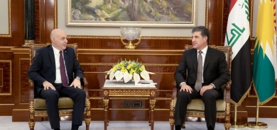 President Nechirvan Barzani meets with Turkish Ambassador