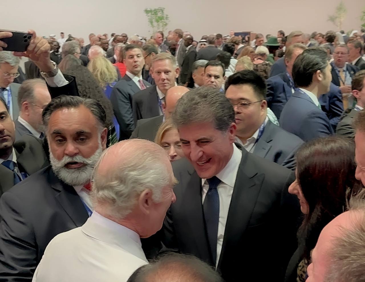 President Nechirvan Barzani attends a special reception by COP28 Presidency