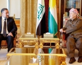 Kurdish Leader Masoud Barzani Holds Crucial Talks with Head of al-Siyada Coalition on Political Developments