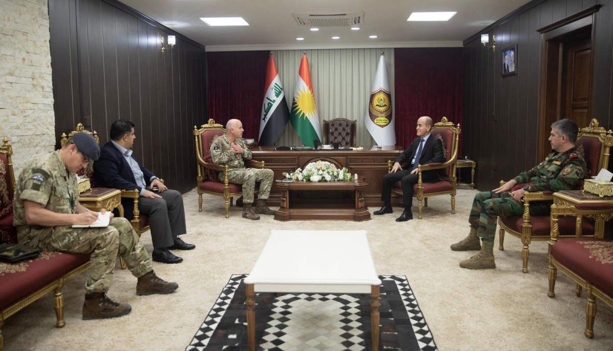 UK Reaffirms Support for Peshmerga Reforms During High-Level Delegation Meeting