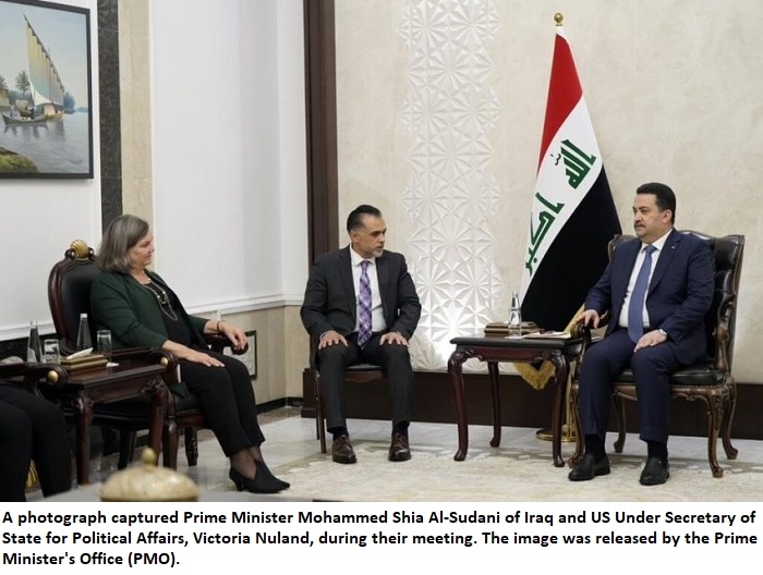 Iraqi Prime Minister Affirms Government's Commitment to Security in Meeting with US Under Secretary of State