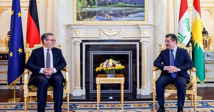 KRG Prime Minister Engages in Dialogue with German Foreign Minister