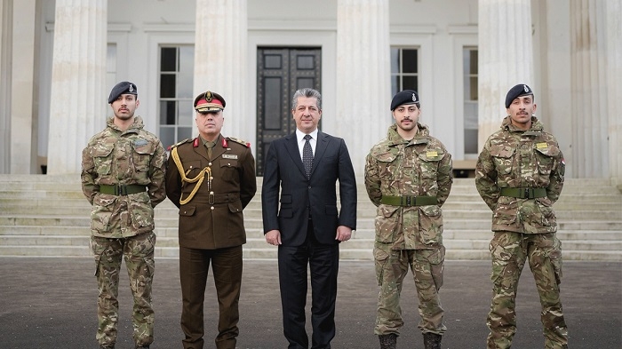Kurdistan Region Prime Minister Expresses Gratitude to UK for Strong Military Support