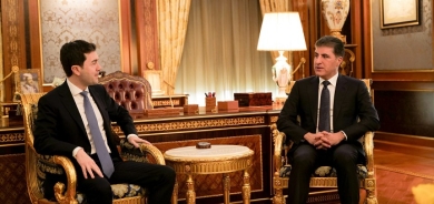 President Nechirvan Barzani Congratulates Greek Consul General on Assuming Duties