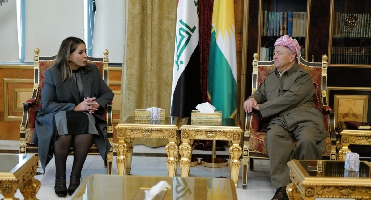 Kurdish Leader Masoud Barzani Emphasizes Rule of Law and Cooperation in Meeting with Iraqi Bar Association President
